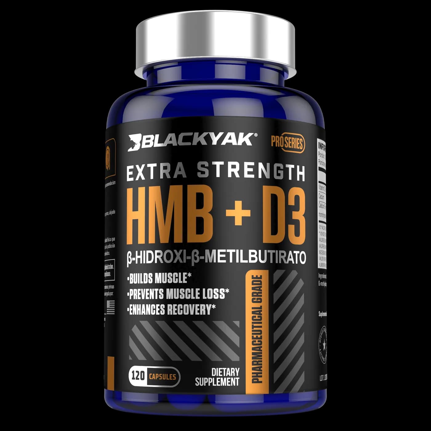HMB 1500mg + Vitamina D3 6000 UI — Anticatabólico