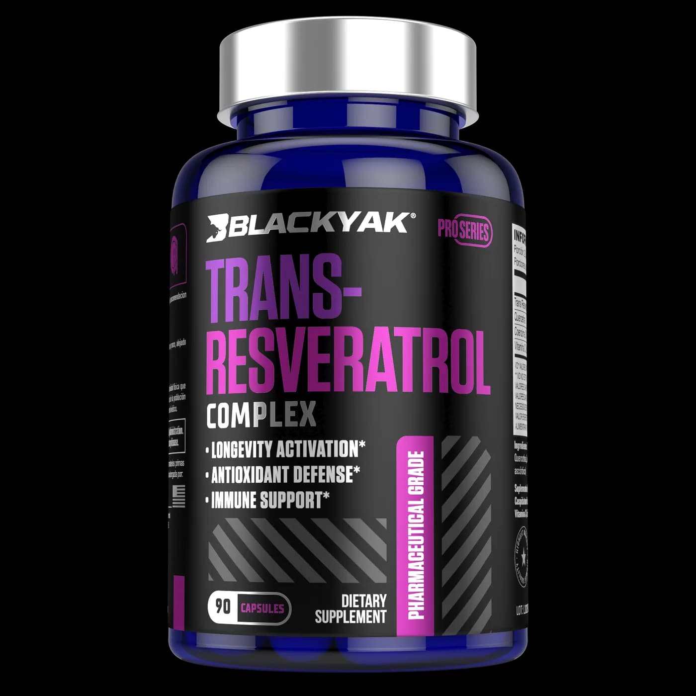 Trans-Resveratrol 600mg + Quercetina — Activador de Sirtuinas